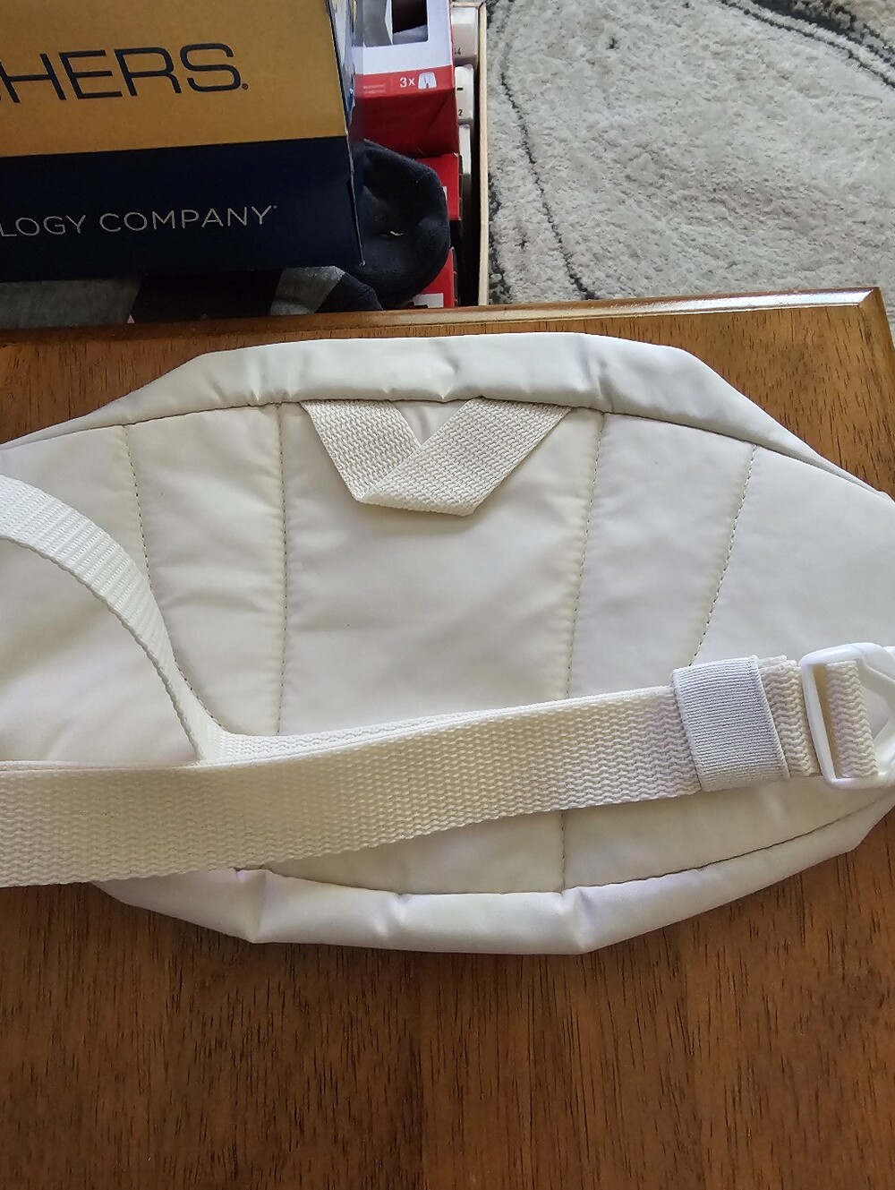 Adidas Trefoil White Waist Bag Newi - Picture 2 of 3